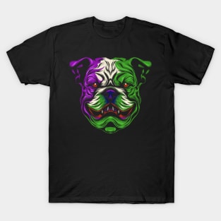 The Mischievous English Bulldog Dark T-Shirt